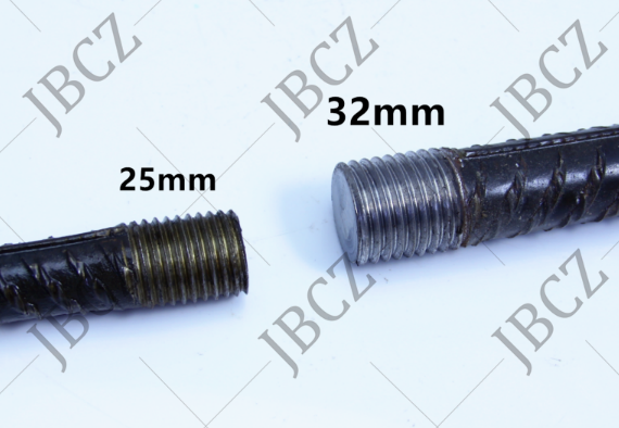 the two different sizes of transition coupling