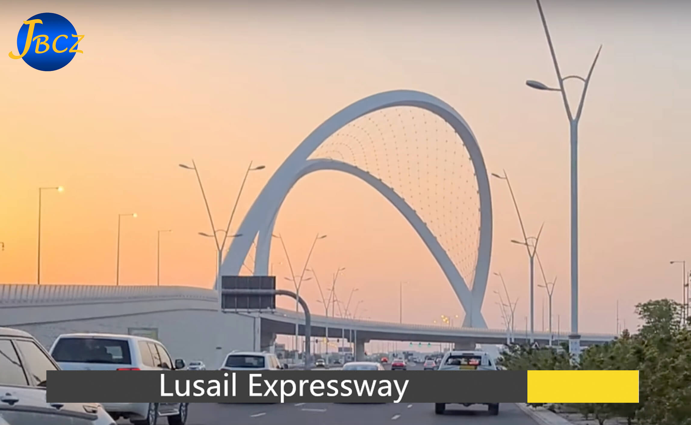 Lusail Expressway in Qatar