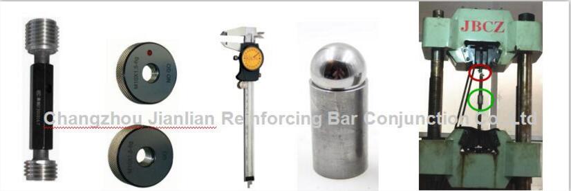 Go and not go gauge Thread ring gauge Vernier Caliper Ball for testing chamfering 100% bar break during tensile test