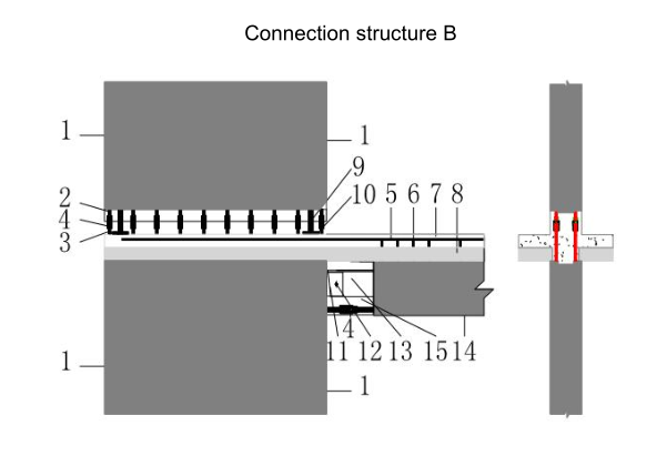 schematic diagram of precast concrete shear wall structure