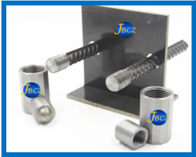 Process thread on the end of two rebars, prepare JBCZ adjustable coupler